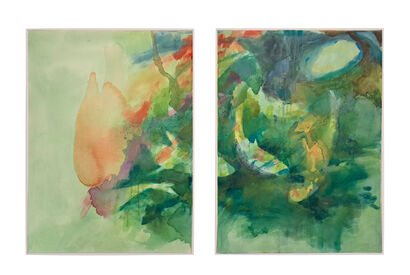 Rio de la Fava Venezia, diptych - a Paint Artowrk by Maria Mariano